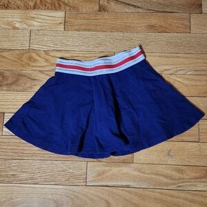 Girl's navy/royal blue skort